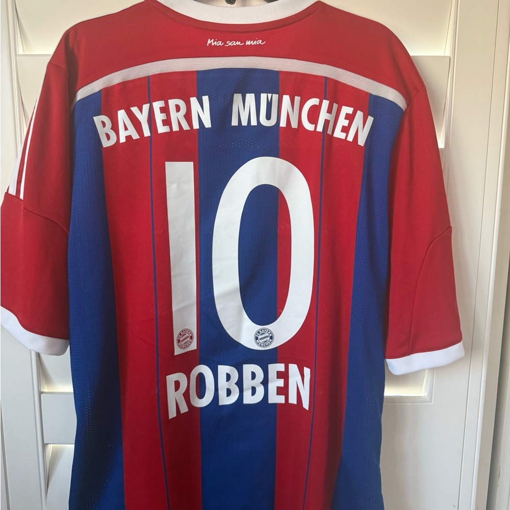 Adidas Red and Blue Climacool Jersey
